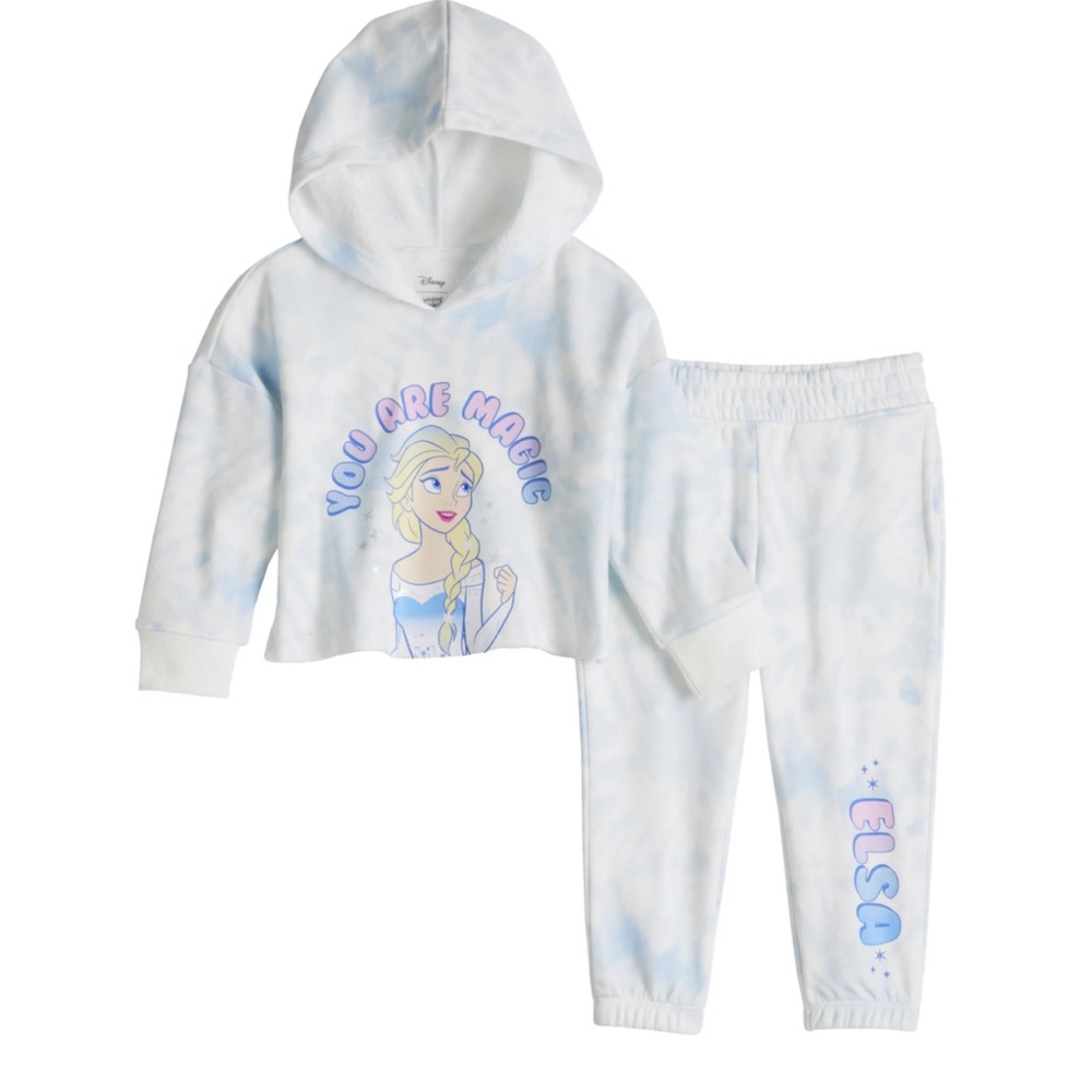 DISNEY Matching Set | ELSA 3T hoodie sweatsuit